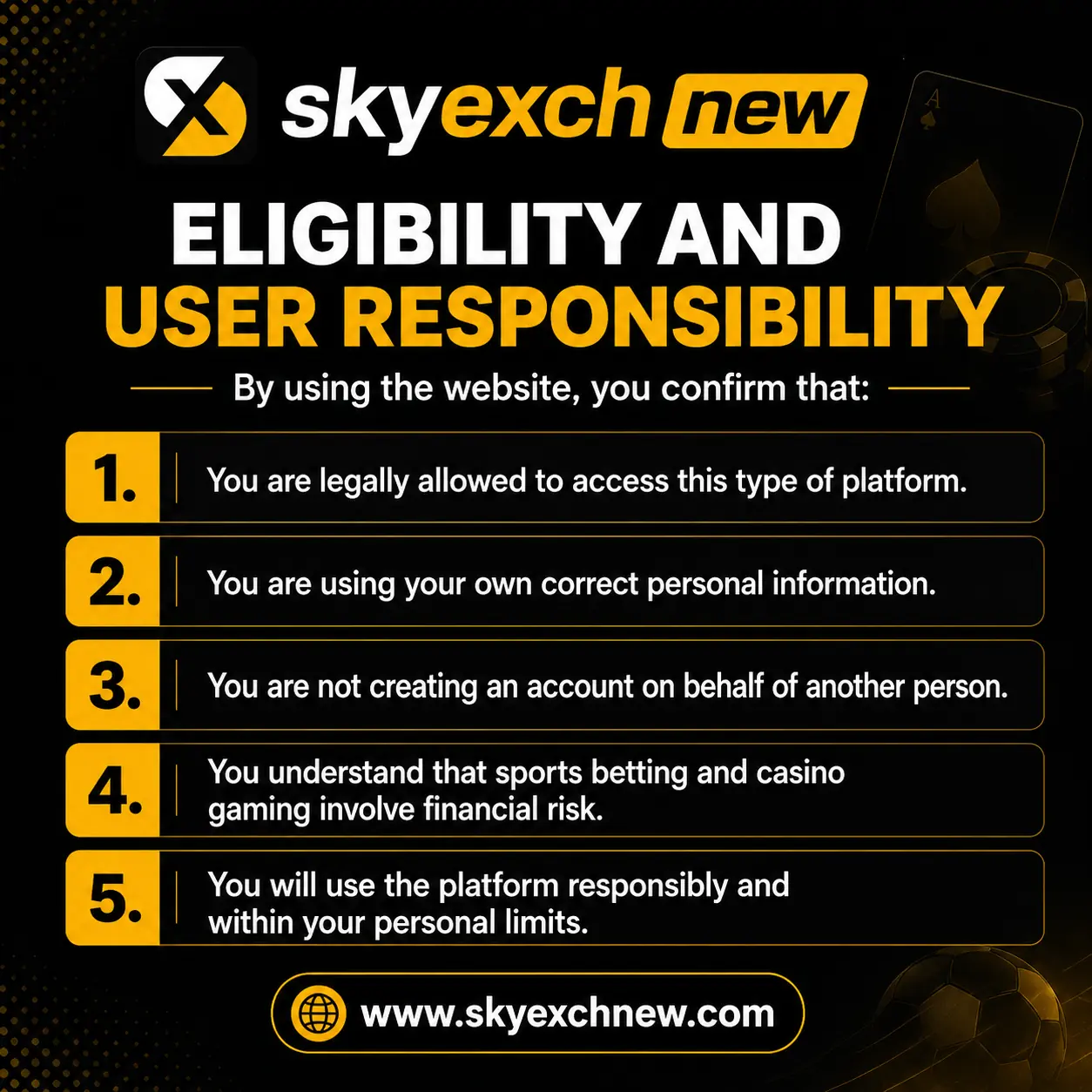 Eligibility and User Responsibility