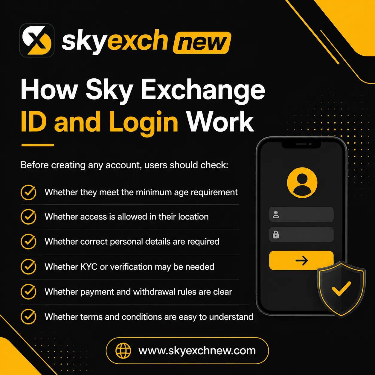 How Sky Exchange ID and Login Work