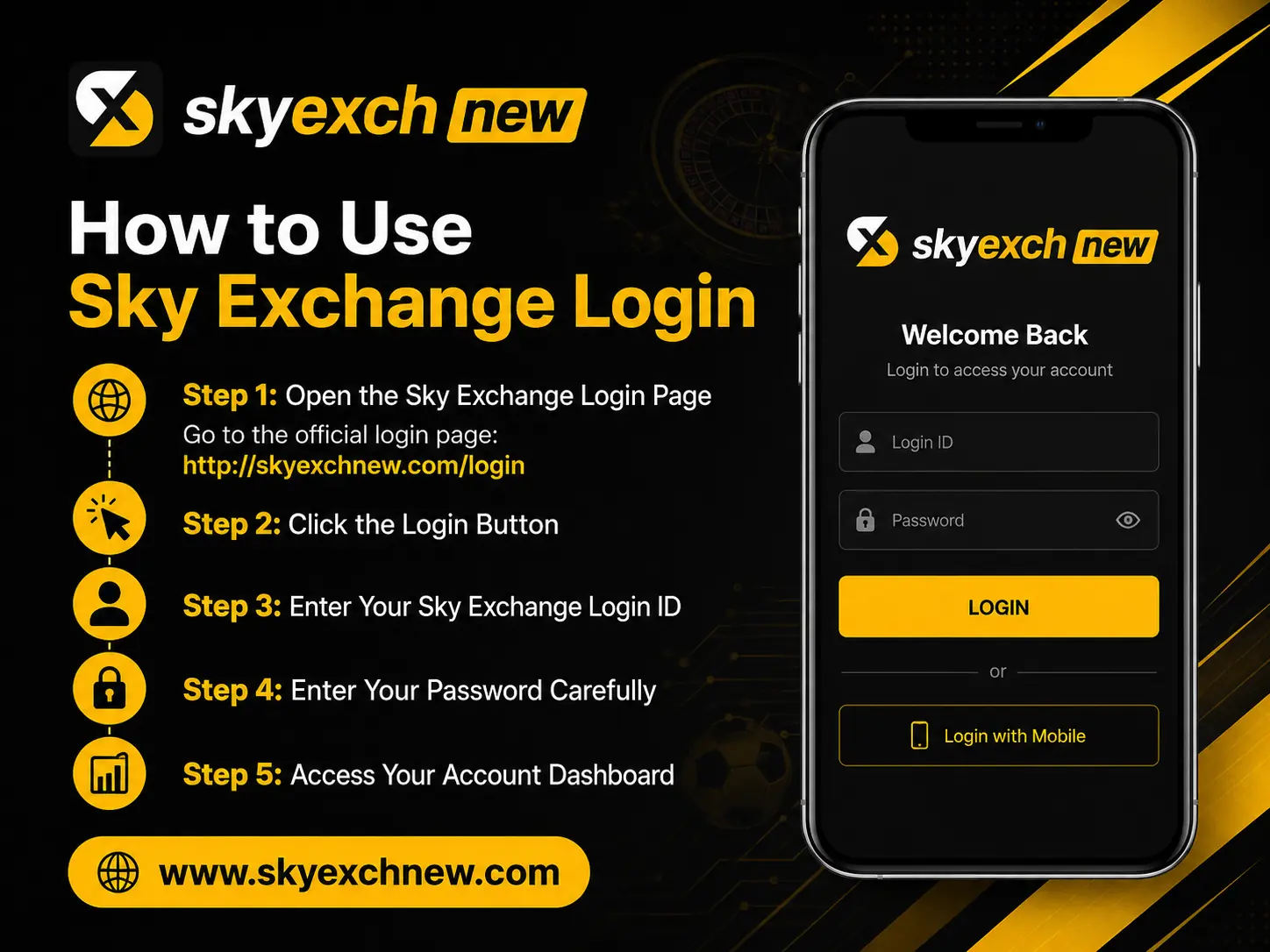 How to Use Sky Exchange Login