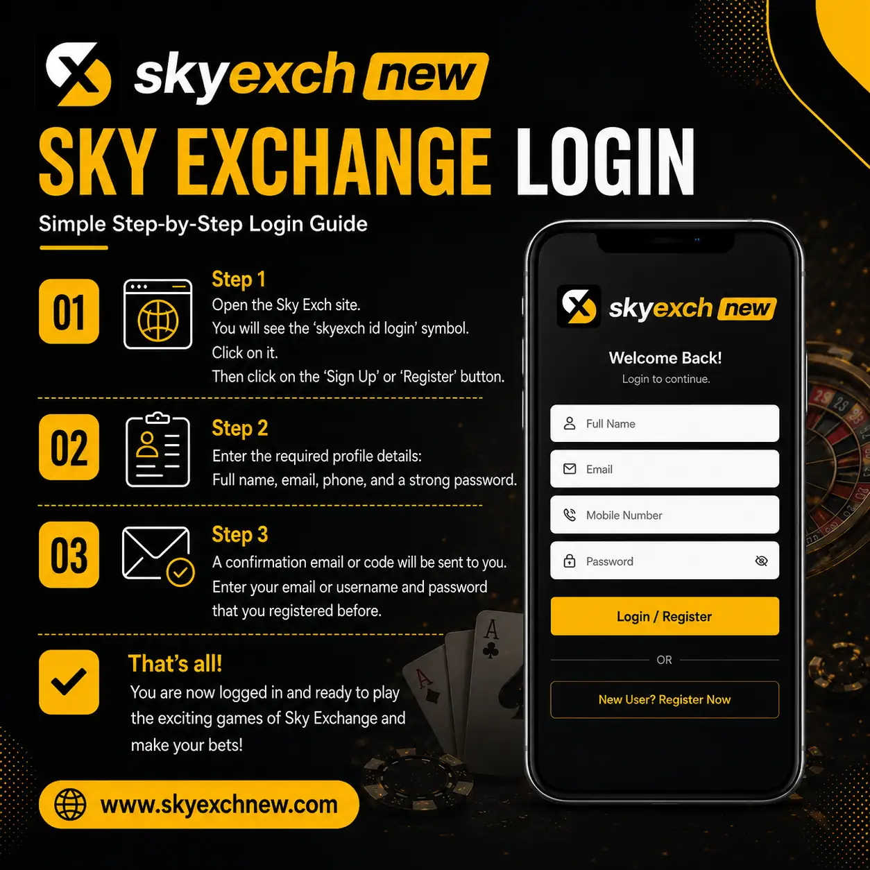 Sky Exchange Login