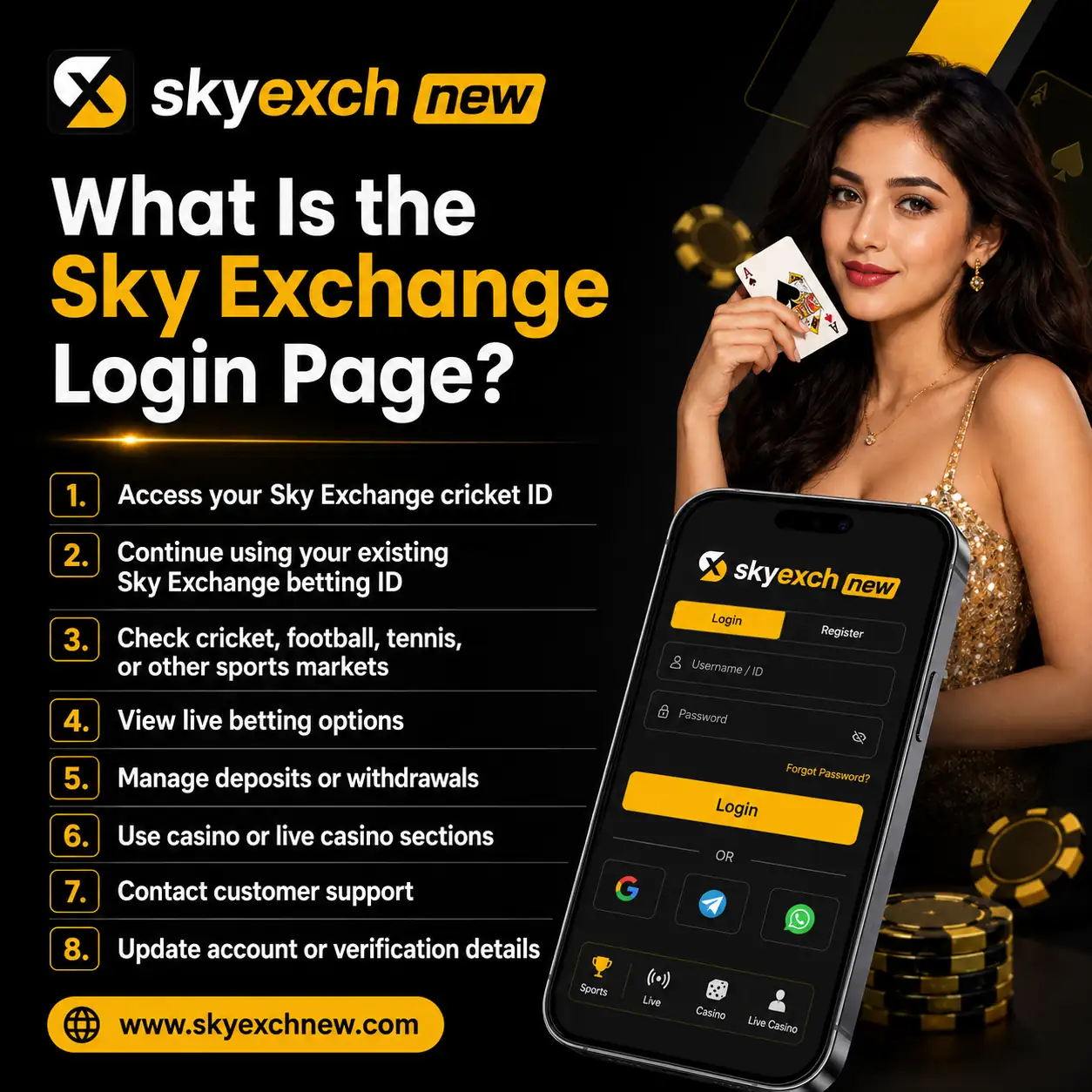What Is the Sky Exchange Login Page