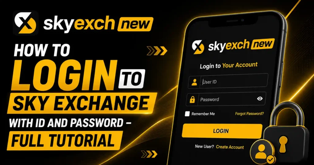 How to Login to Sky Exchange with ID and Password – Full Tutorial