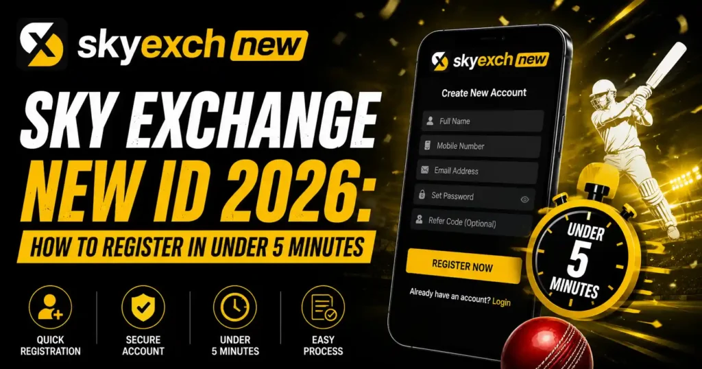 Sky Exchange New ID 2026: How to Register in Under 5 Minutes