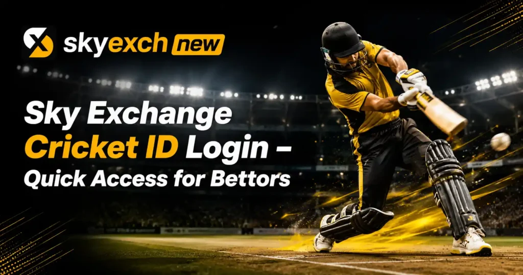 Sky Exchange Cricket ID Login – Quick Access for Bettors