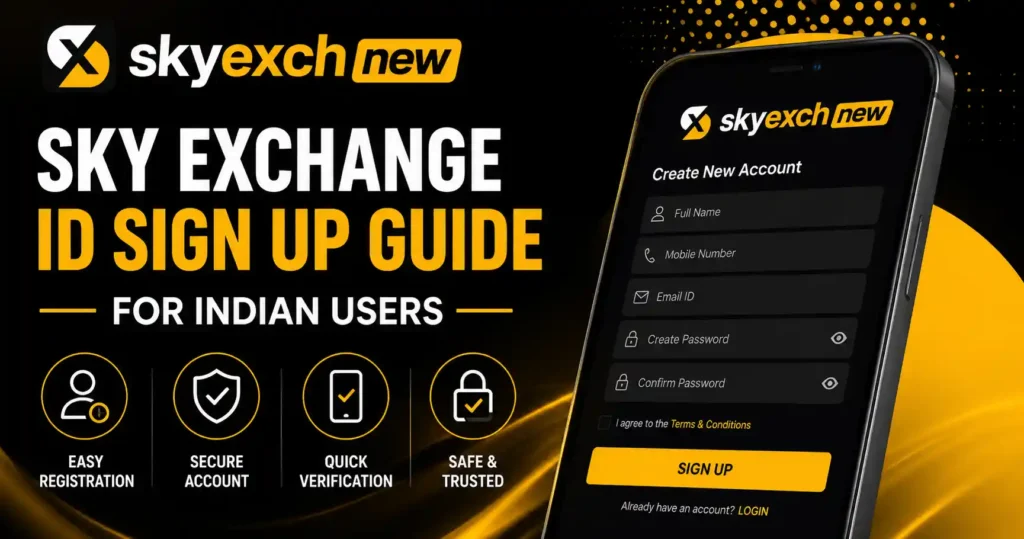 Sky Exchange ID Sign Up Guide for Indian Users