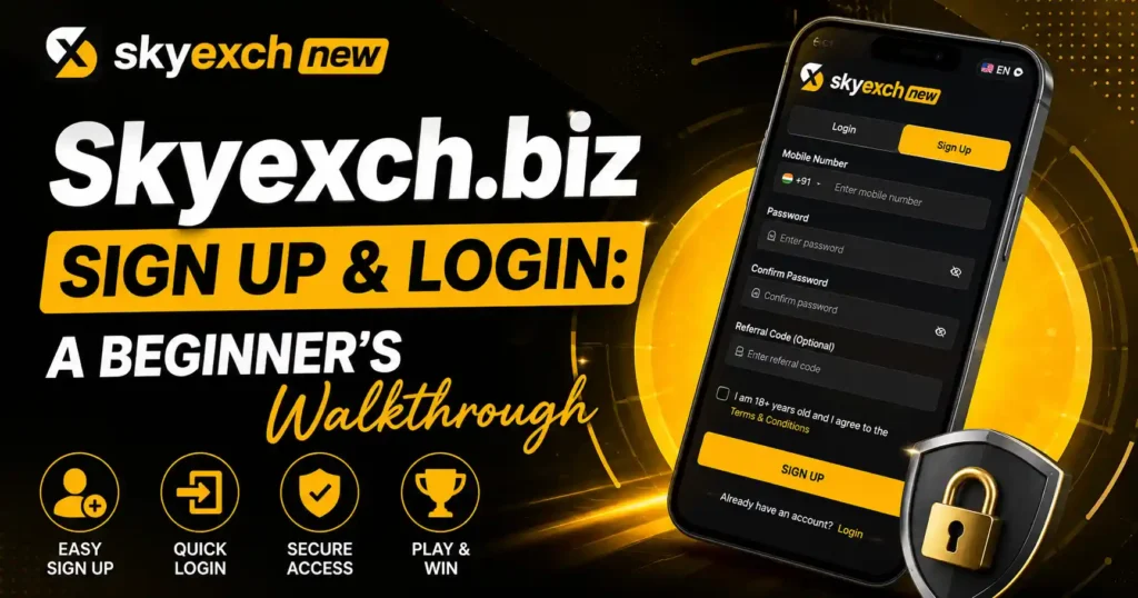 Skyexch.biz Sign Up & Login: A Beginner’s Walkthrough